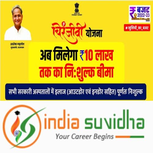 Rajasthan Mukhaymantri Chiranjeevi Swasthya Beema Yojana 2023 Online Registration